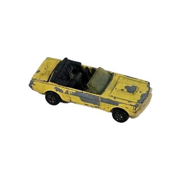 Kidco Other - 1979 KIDCO 1965 FORD MUSTANG YELLOW CONVERTIBLE 1:64 SCALE Trunk Opens